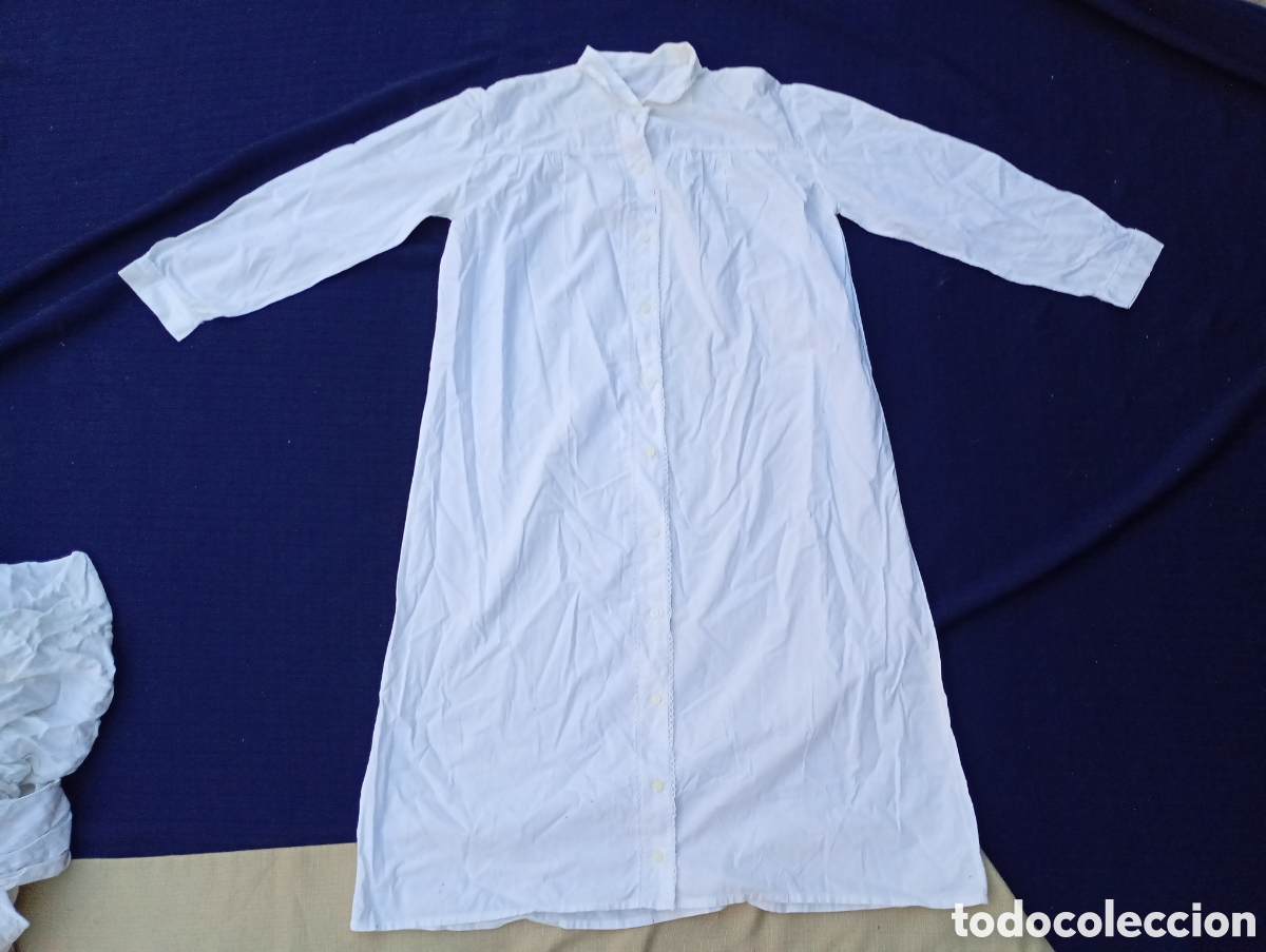 Antig&uuml;edades: Camis&oacute;n dormir mujer antiguo - Foto 1