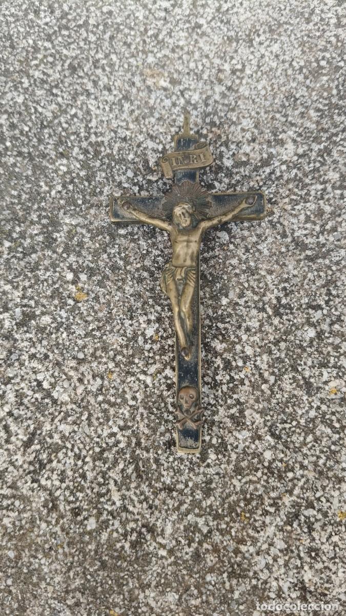 Antig&uuml;edades: Croix du Christ bronze pendentif