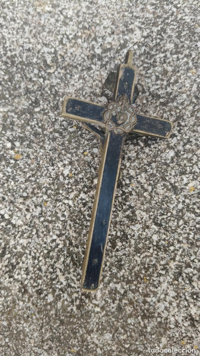 Antig&uuml;edades: Croix du Christ bronze pendentif - Foto 2
