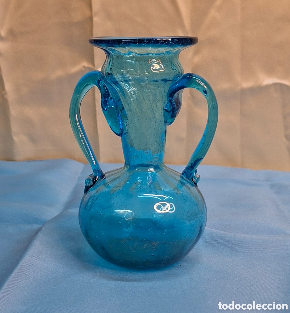 Antig&uuml;edades: Jarr&oacute;n de cristal mallorqu&iacute;n Principios del siglo XX