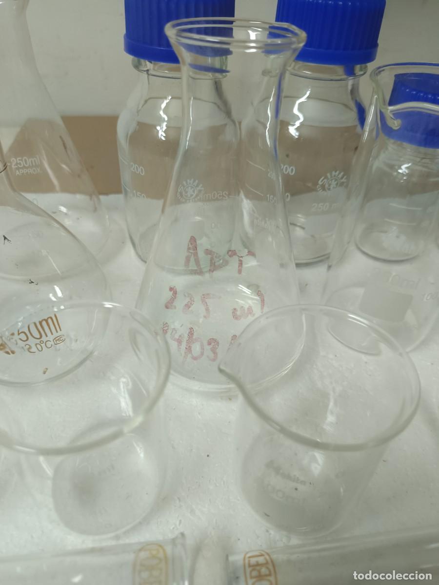 Antig&uuml;edades: Lote de objetos de laboratorio cristal - Foto 7