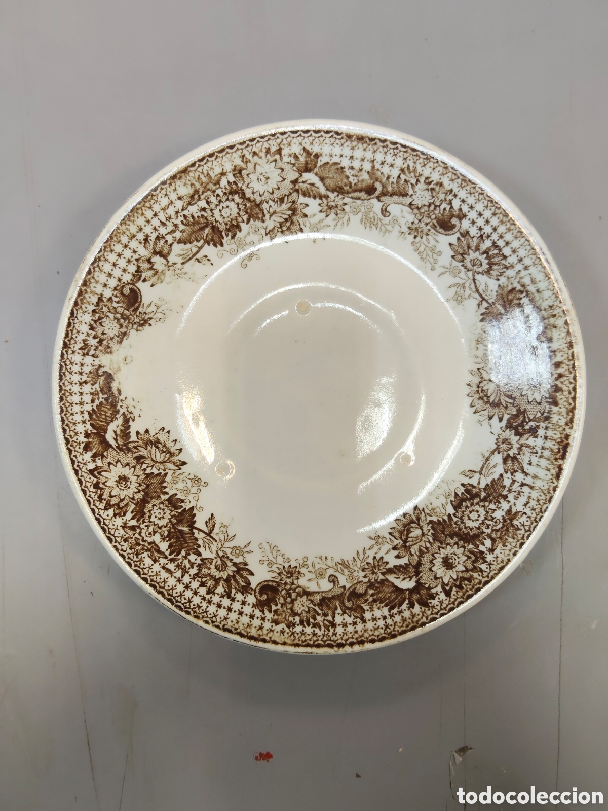 Antig&uuml;edades: Antiguo plato SANDEMAN CHINA OPAQUE - Foto 1