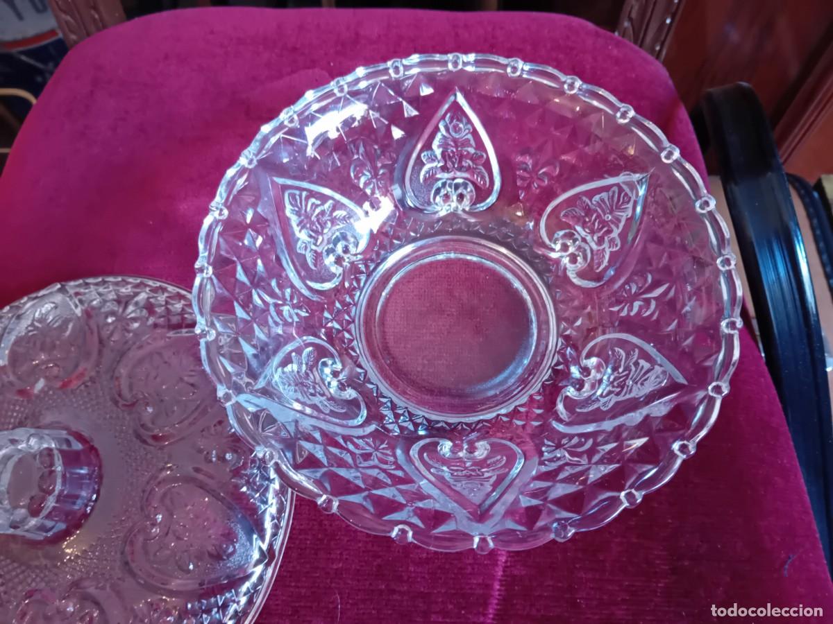 Antig&uuml;edades: Bombonera de cristal tallado - Foto 3