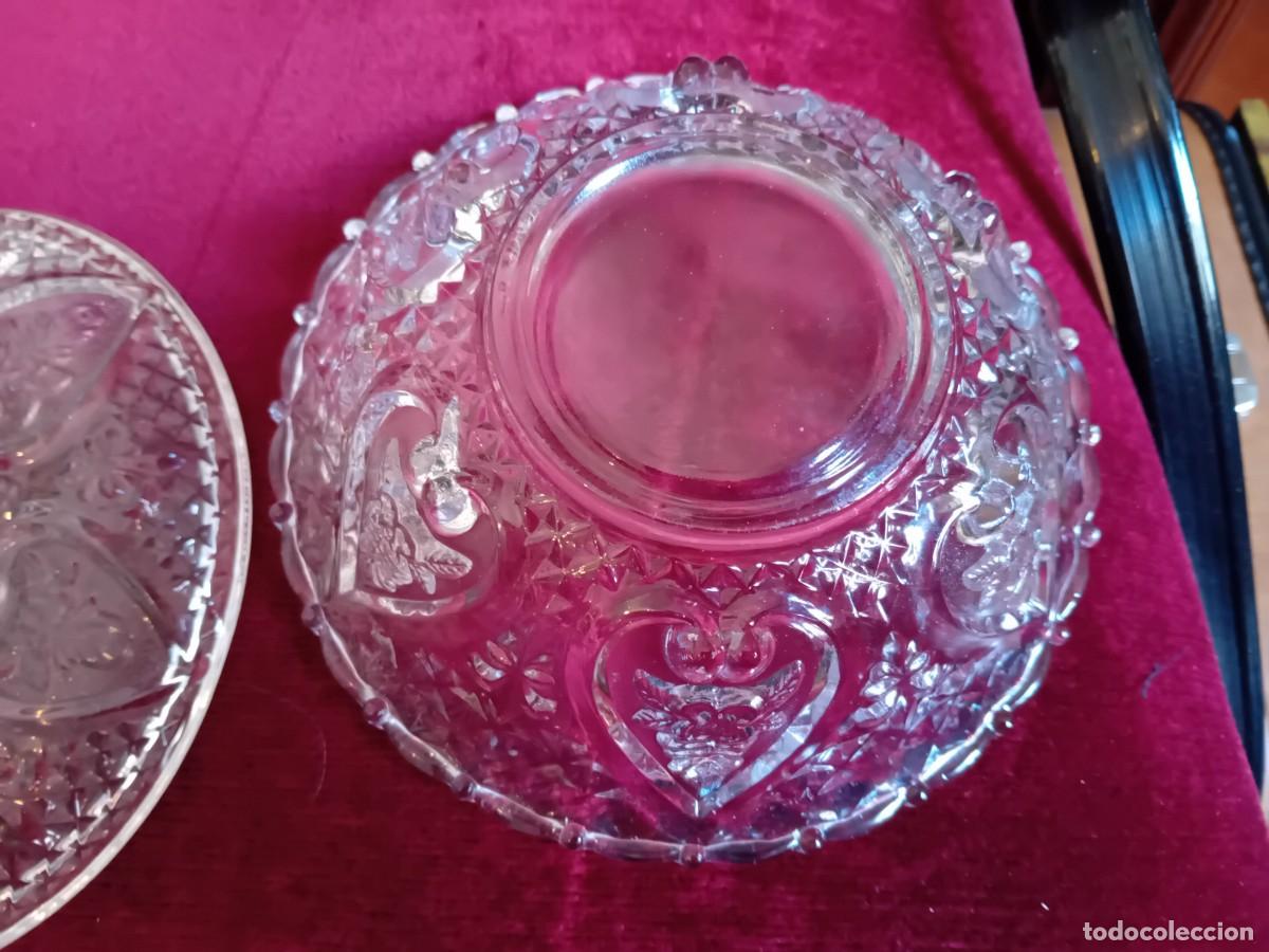 Antig&uuml;edades: Bombonera de cristal tallado - Foto 4