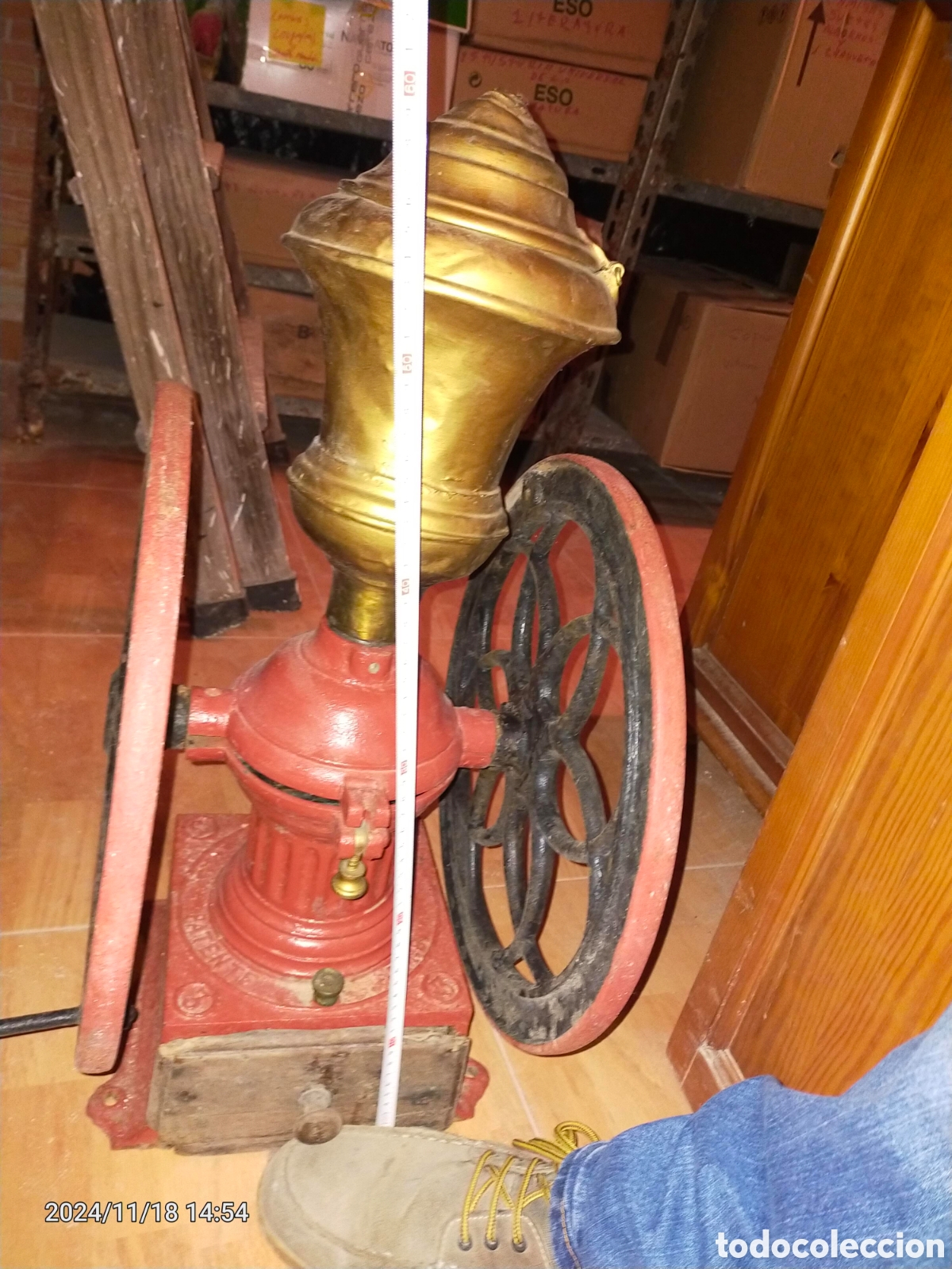 Antig&uuml;edades: Molinillo caf&eacute; antiguo - Foto 2