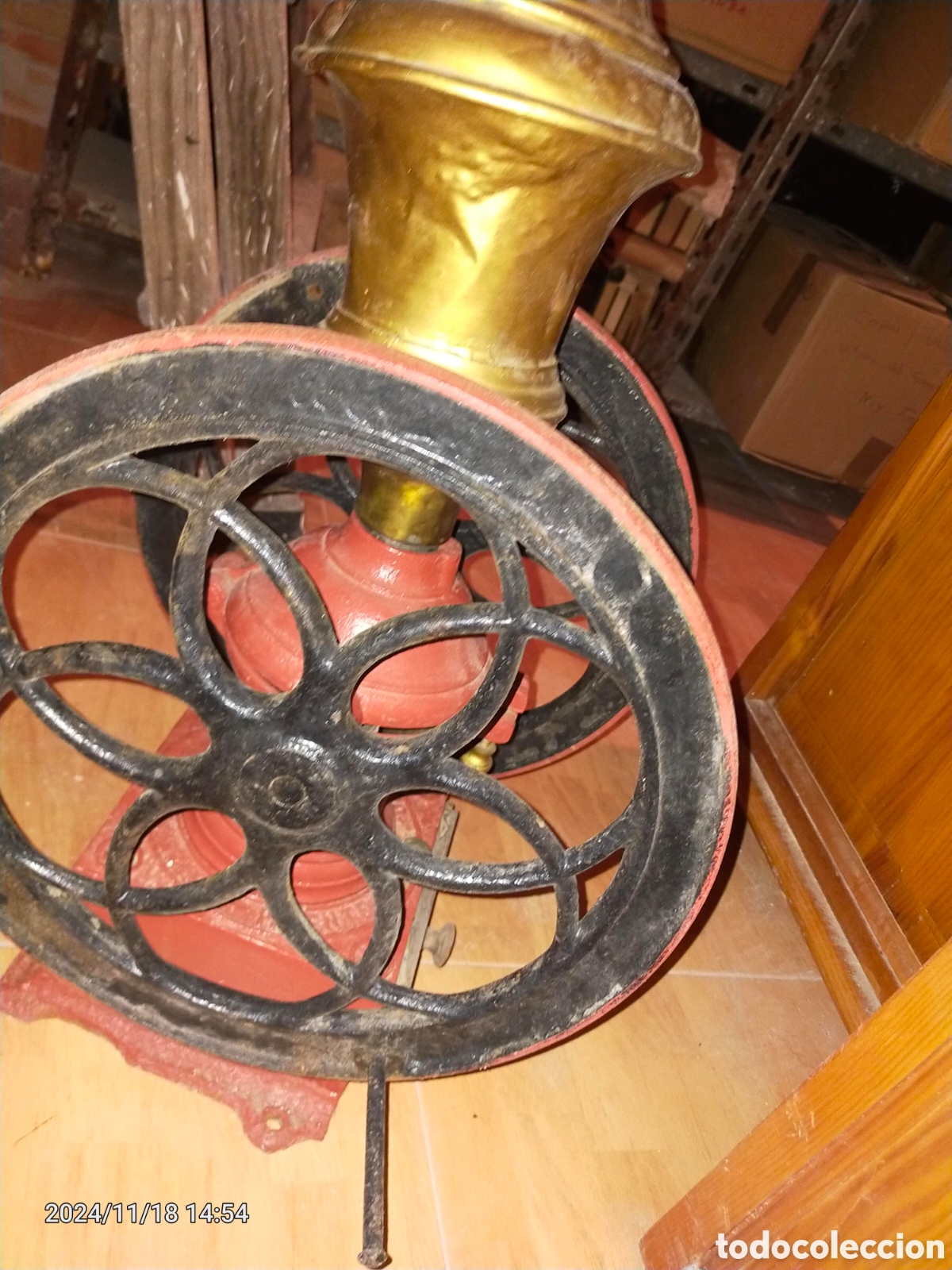 Antig&uuml;edades: Molinillo caf&eacute; antiguo - Foto 3