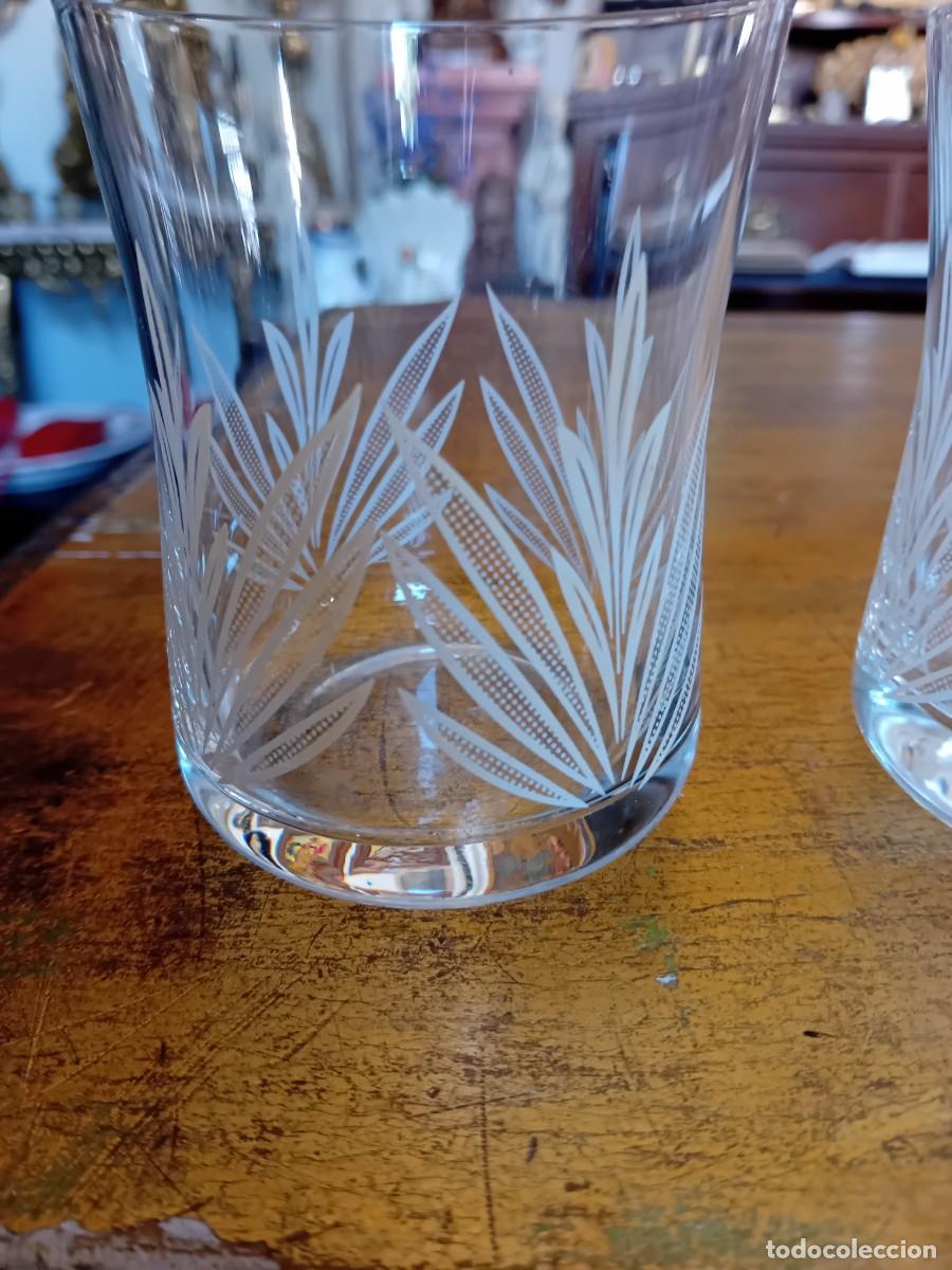 Antig&uuml;edades: 3 vasos serigrafiados d&eacute;cada de los 60 - Foto 2