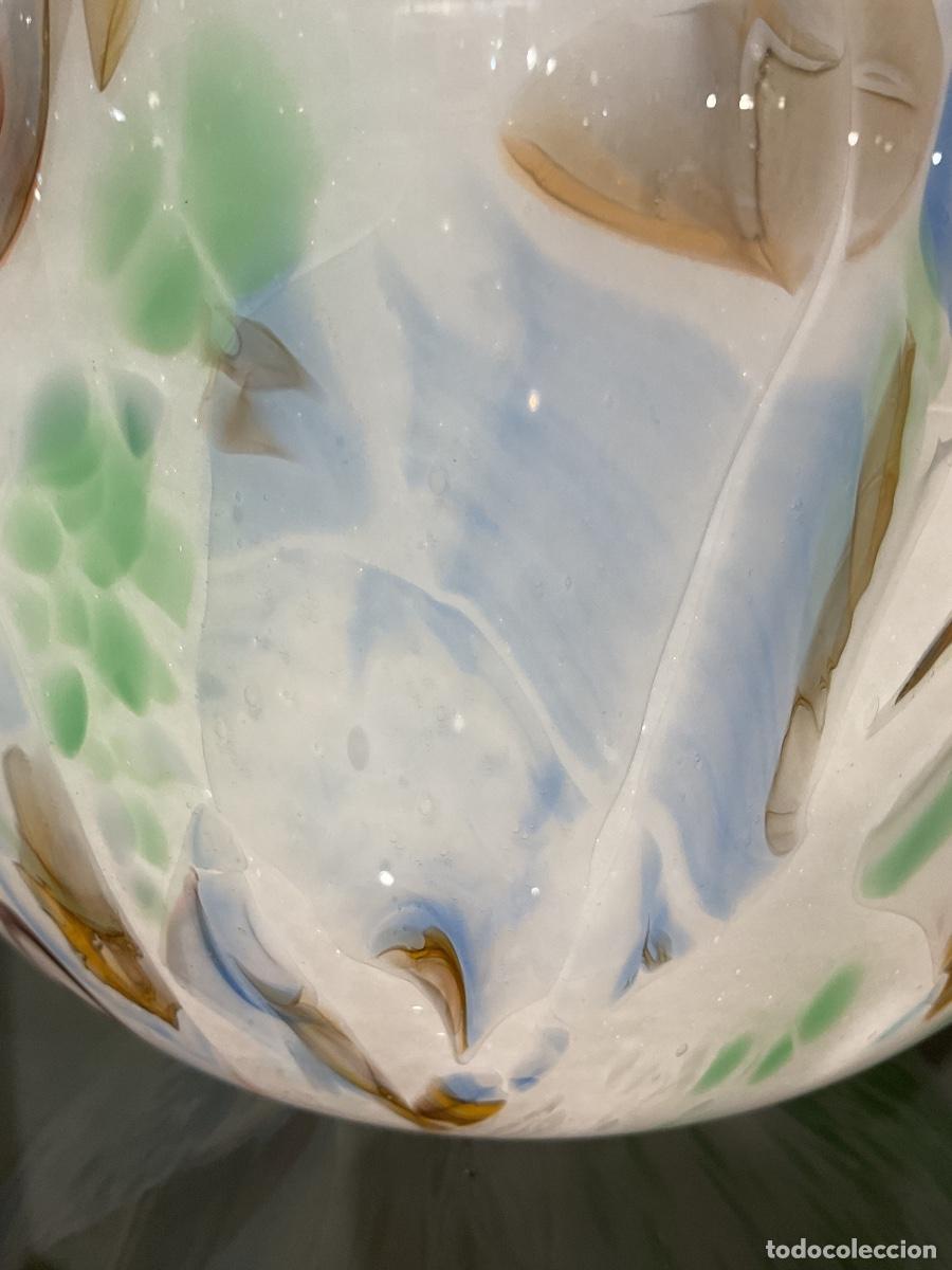 Antig&uuml;edades: L&aacute;mpara en cristal de Murano en. Forma de huevo - Foto 4