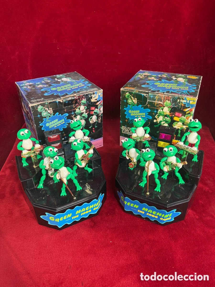 Antig&uuml;edades: Lote dos bandas de las Ranas 1989,De Metro Toys!