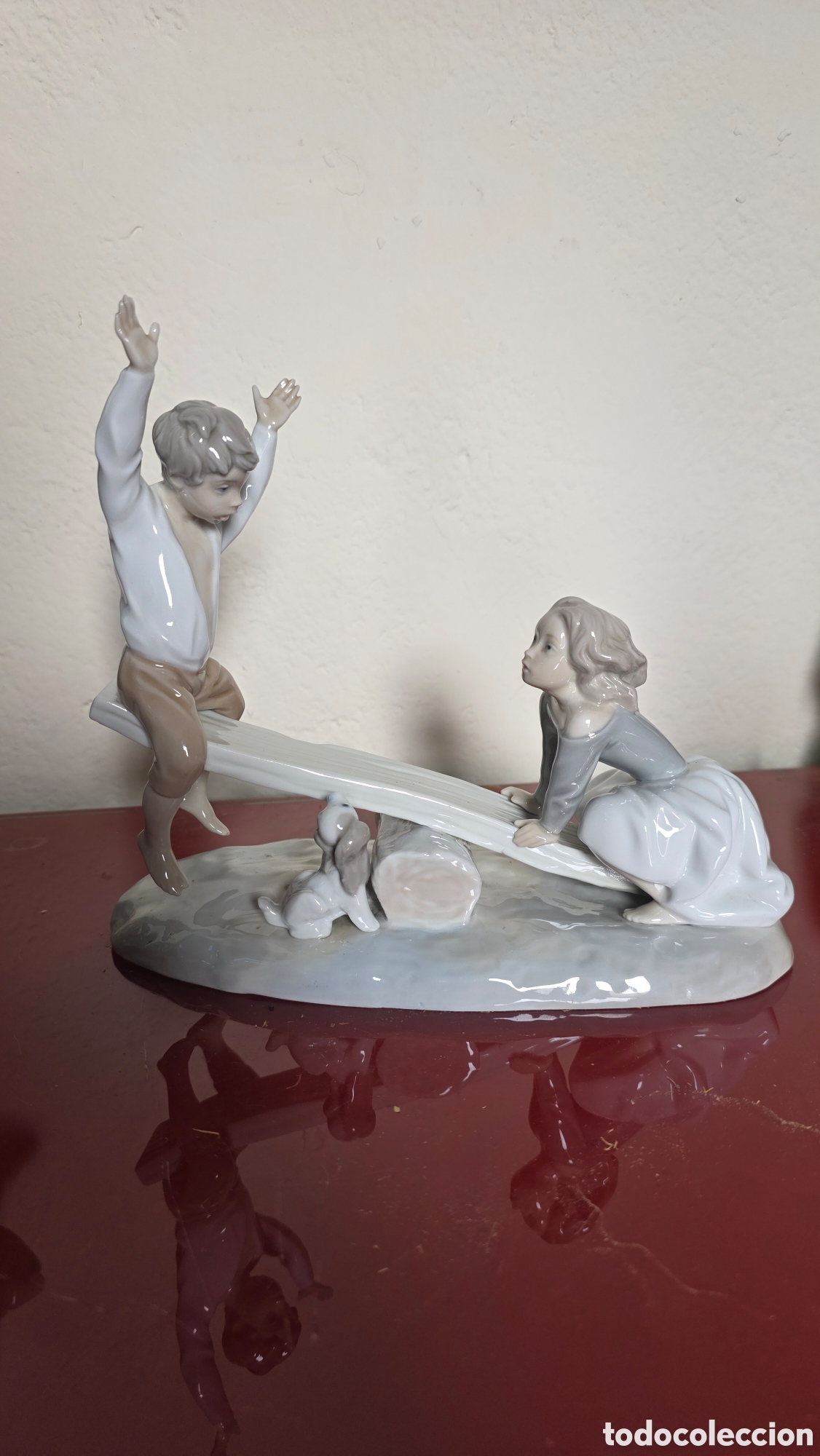 Antig&uuml;edades: Figura porcelana lladro nao