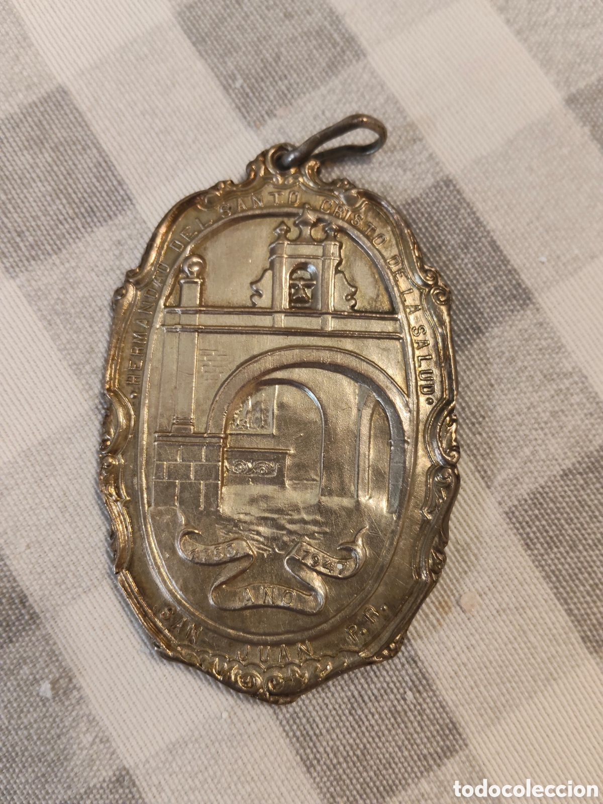 Antig&uuml;edades: Impresionante medalla Religiosa - Foto 2