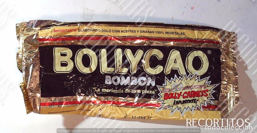 Antig&uuml;edades: BOLLYCAO ENVOLTORIO DEL MITICO PASTELITO BIMBO BOMBON BOLLY CARNETS A&Ntilde;OS 90