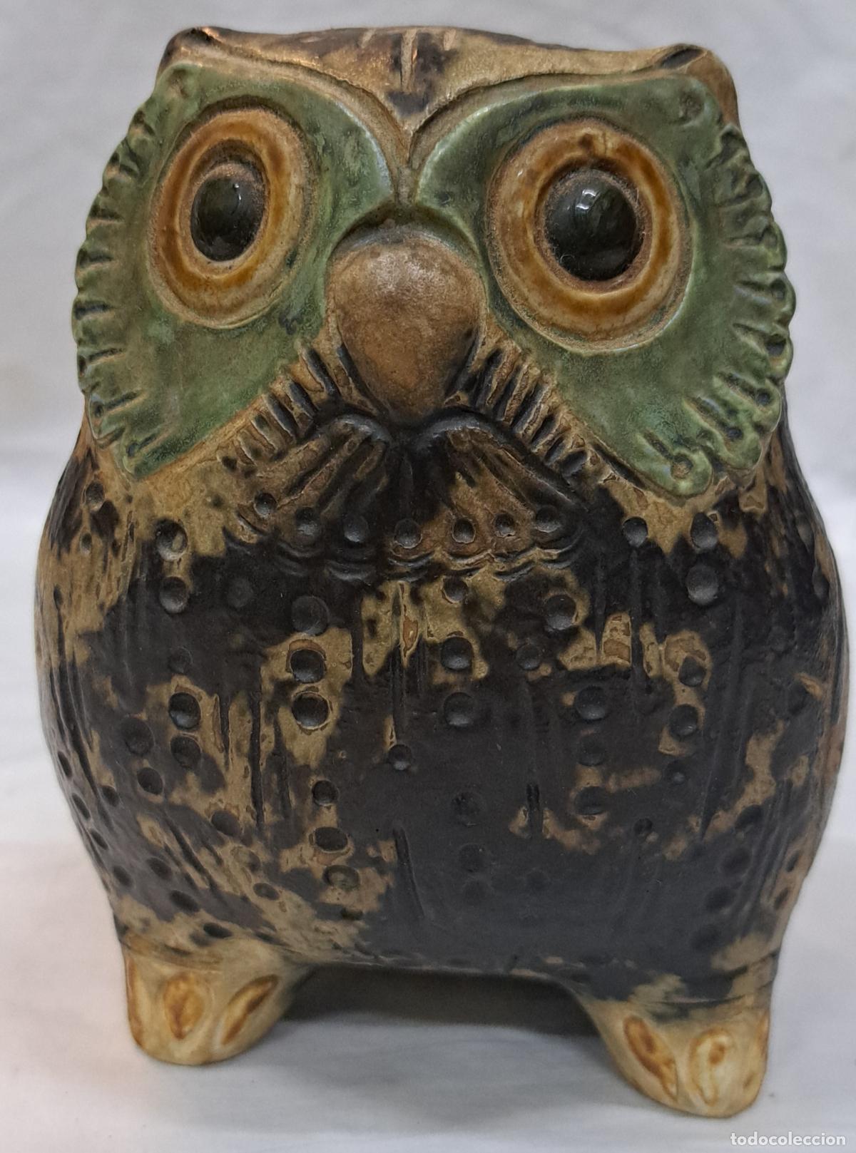 Antig&uuml;edades: FIGURA BUHO LLADRO ALTURA 16 CMTS