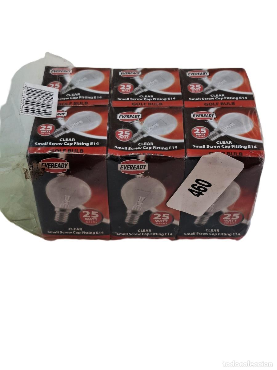 Antig&uuml;edades: 6- EVEREADY 25W ES 14 CLEAR GOLF BULB - Foto 2