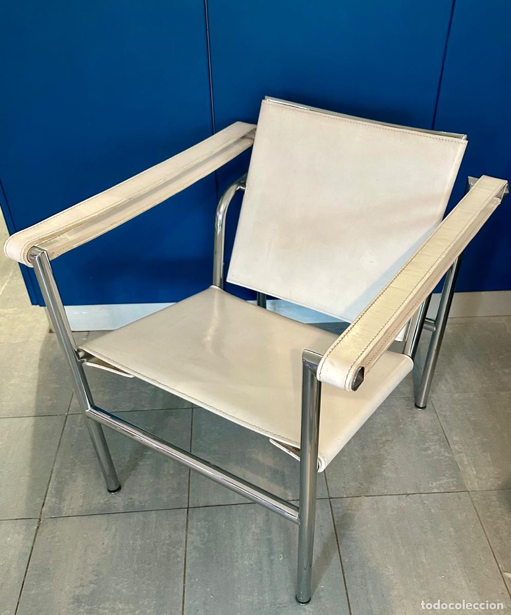Antig&uuml;edades: Sill&oacute;n LC1 &ldquo;Basculante&rdquo; &mdash; R&eacute;plica de alta calidad estilo Le Corbusier / Jeanneret / Perriand