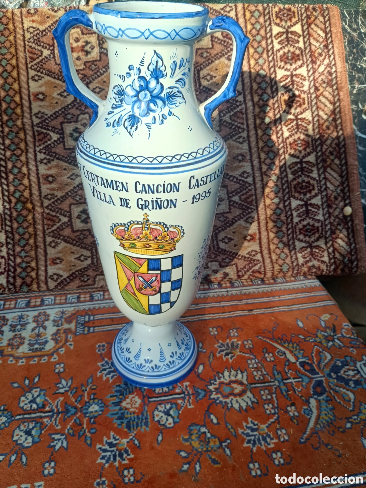 Antig&uuml;edades: Cer&aacute;mica talavera firmado
