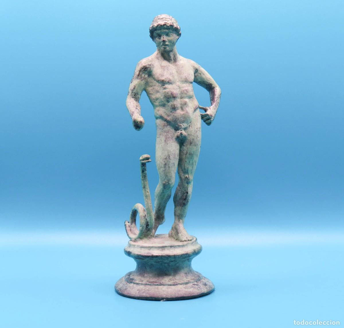Antig&uuml;edades: ESCULAPIO DIOS DE LA MEDICINA BRONCE EDICI&Oacute;N LIMITADA NUMERADO