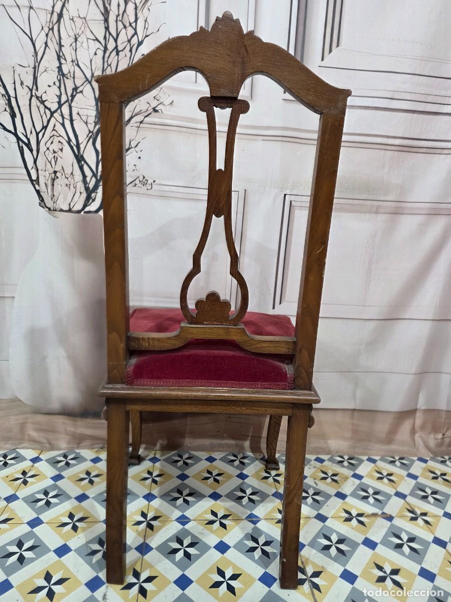 Antig&uuml;edades: Silla de madera de estilo Luis XVI - Foto 6