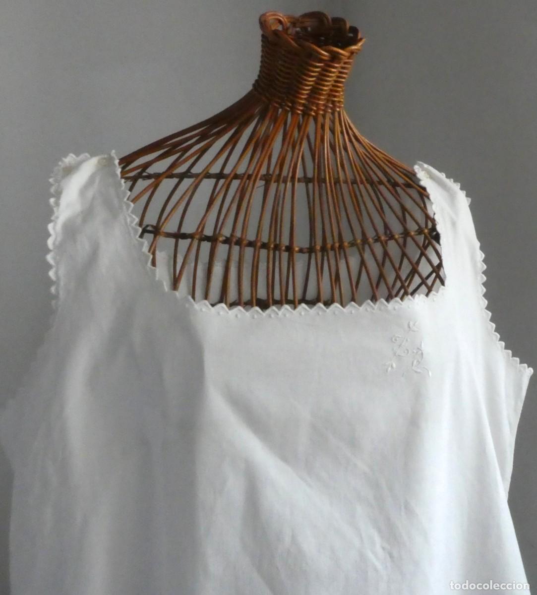 Antig&uuml;edades: ANTIGUO CAMIS&Oacute;N DE ALGOD&Oacute;N INICIAL Z PPIO.S.XX