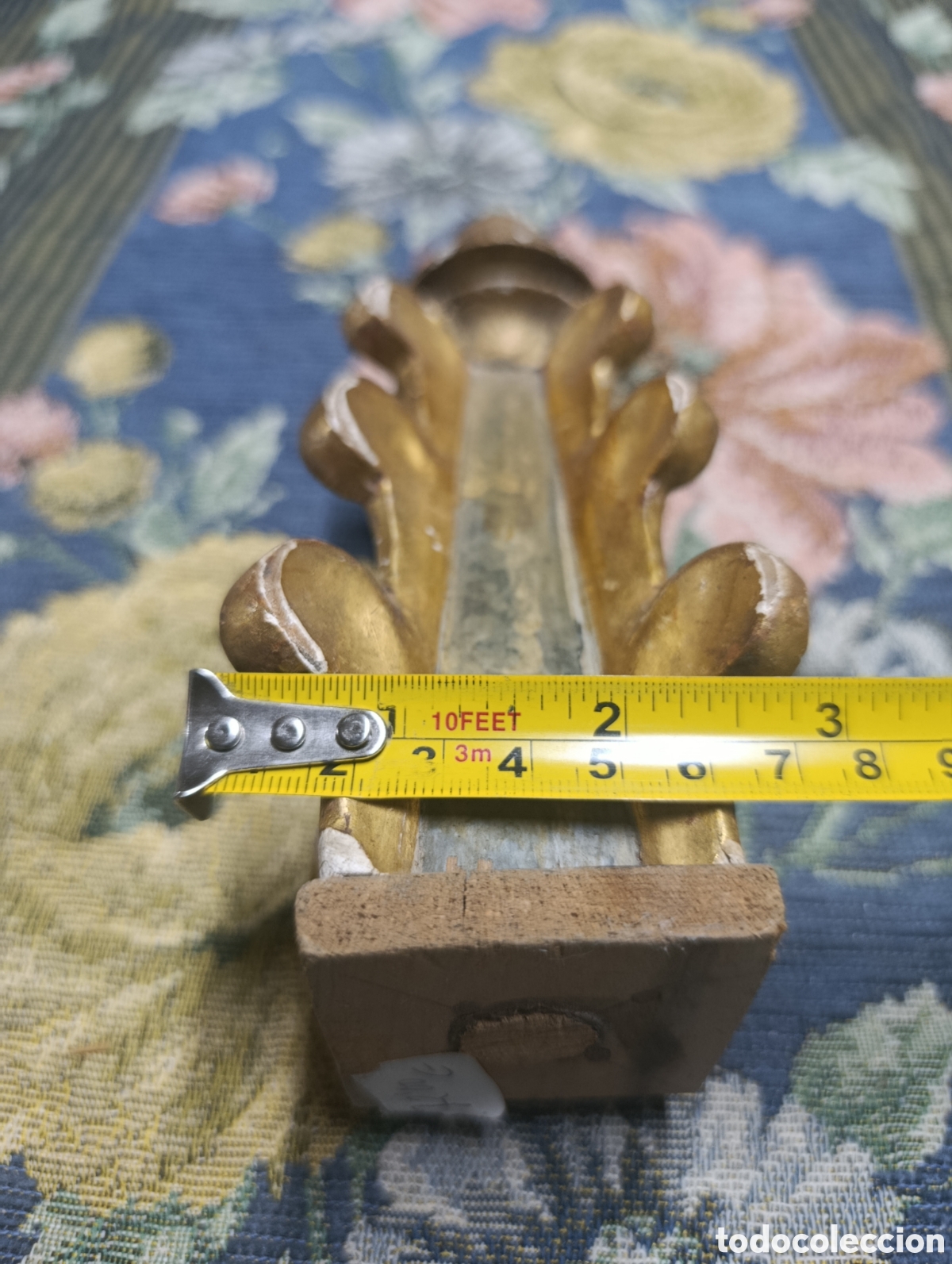 Antig&uuml;edades: Remate de sanda religiosa siglo XVlll - Foto 8
