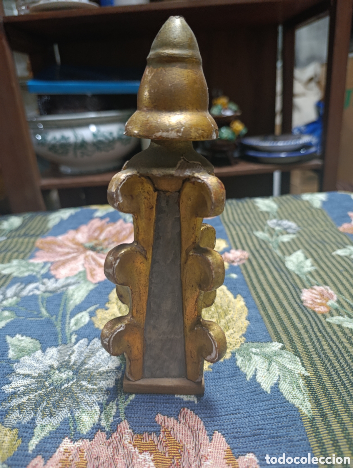 Antig&uuml;edades: Remate de sanda religiosa siglo XVlll