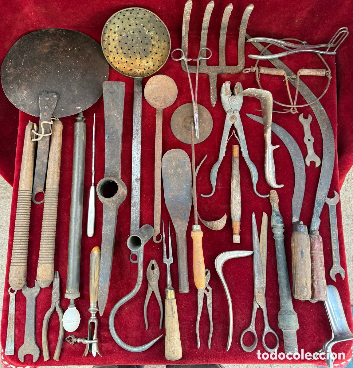 Antig&uuml;edades: Gran lote de herramientas antiguas,medicas y otras!