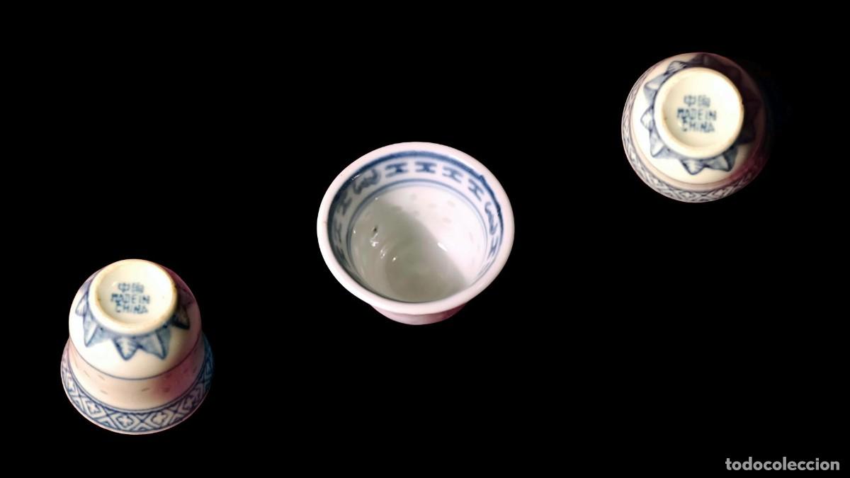 Oggetti Antichi: TACITA T&Eacute; PORCELANA CHINA &middot; AZUL COBALTO &middot; MOTIVOS GEOM&Eacute;TRICOS &middot; SELLO A&Ntilde;OS 60/80 &middot; VINTAGE &middot; COLECC