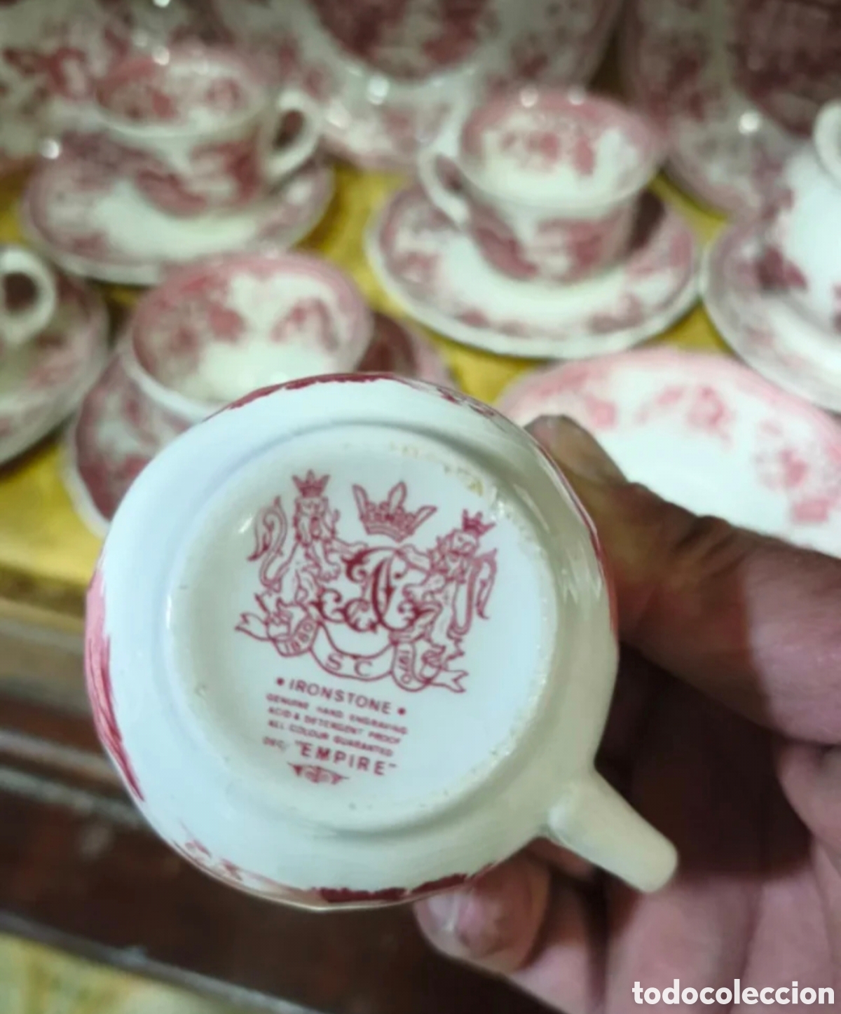 Antig&uuml;edades: Juego de caf&eacute; ingles Ironstone - Foto 2