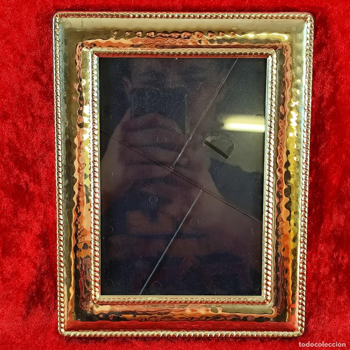 Antig&uuml;edades: MARCO DE PLATA DE LEY - PRECIOSO DE DISE&Ntilde;O - 22,5 X 17,5 CM TOTAL - PLATA 925