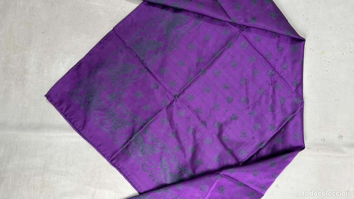 Antig&uuml;edades: Pa&ntilde;uelo de morado y verde - Foto 3