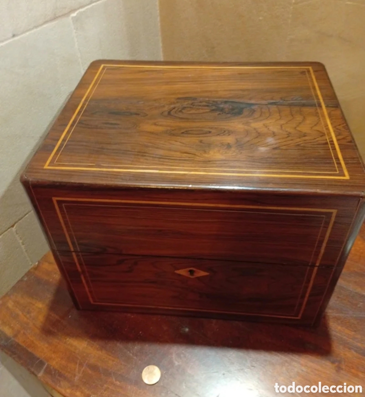 Antig&uuml;edades: Caja licorera Napole&oacute;n III - Foto 1