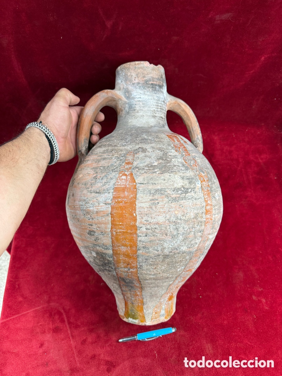 Antig&uuml;edades: Antiguo cantaro de ceramica de Traiguera!