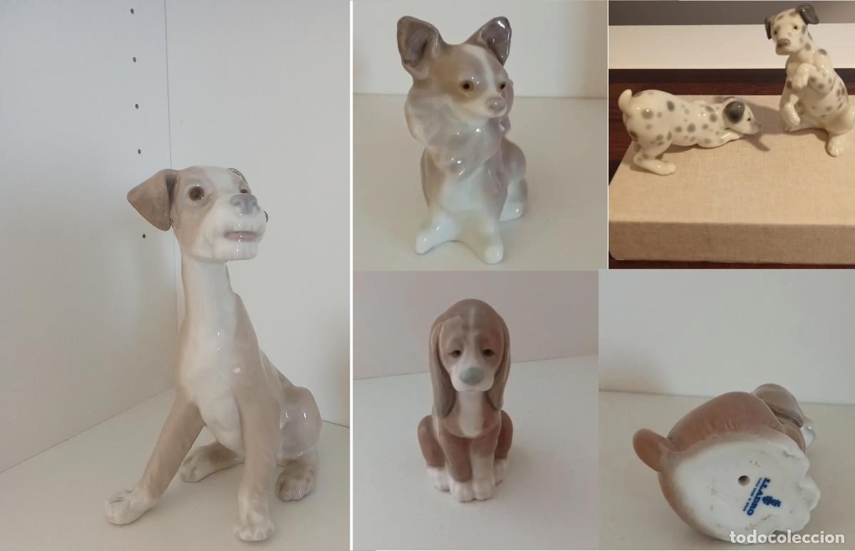 Antig&uuml;edades: SET DE PERROS DE LLADR&Oacute; DESCATALOGADOS 8048, 8075 Y 8074, 01008076, 4896