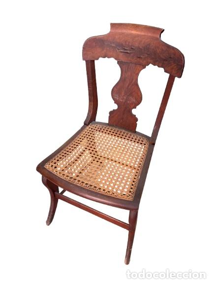 Antig&uuml;edades: Silla antigua de estilo Isabelino