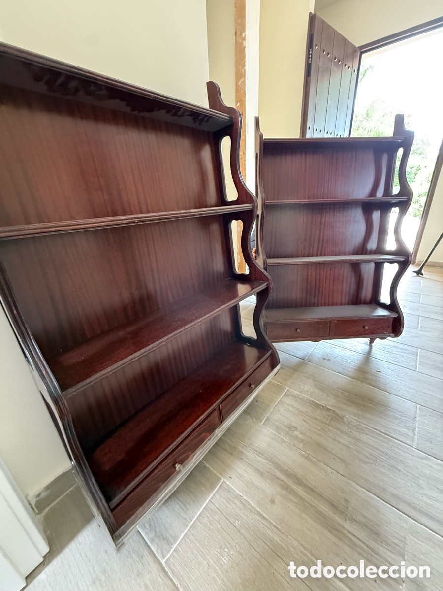 Antig&uuml;edades: Estanter&iacute;as pared con cajones - Foto 2