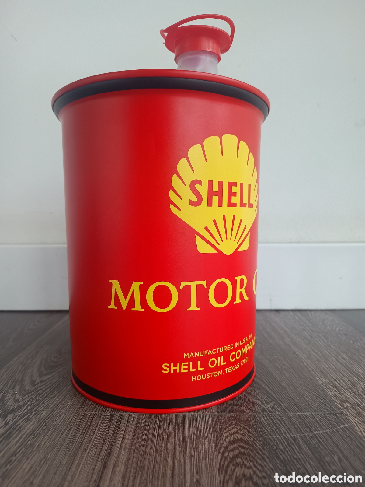 Antig&uuml;edades: Lata decorativa Shell Motor Oil - Foto 6