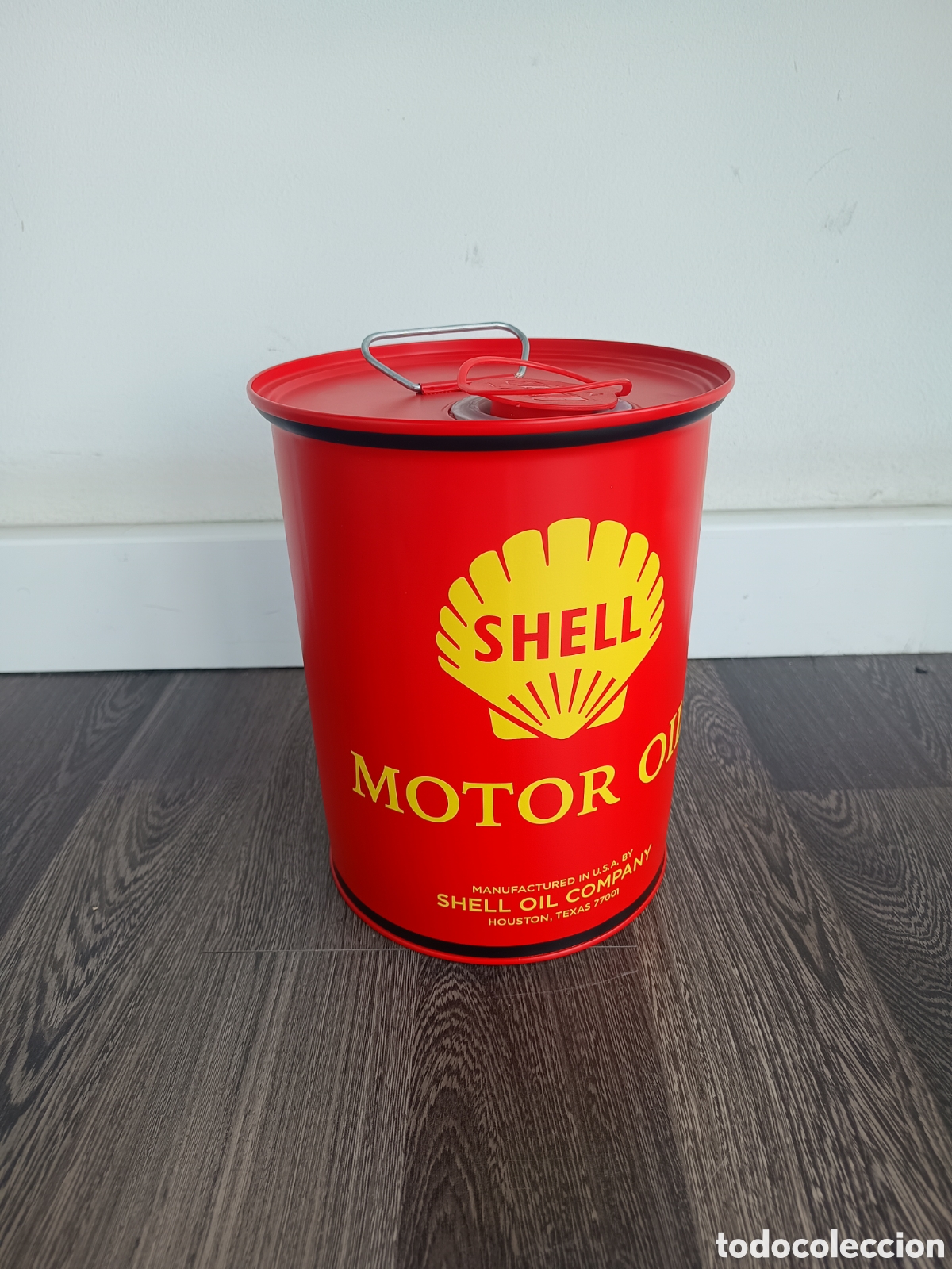 Antig&uuml;edades: Lata decorativa Shell Motor Oil