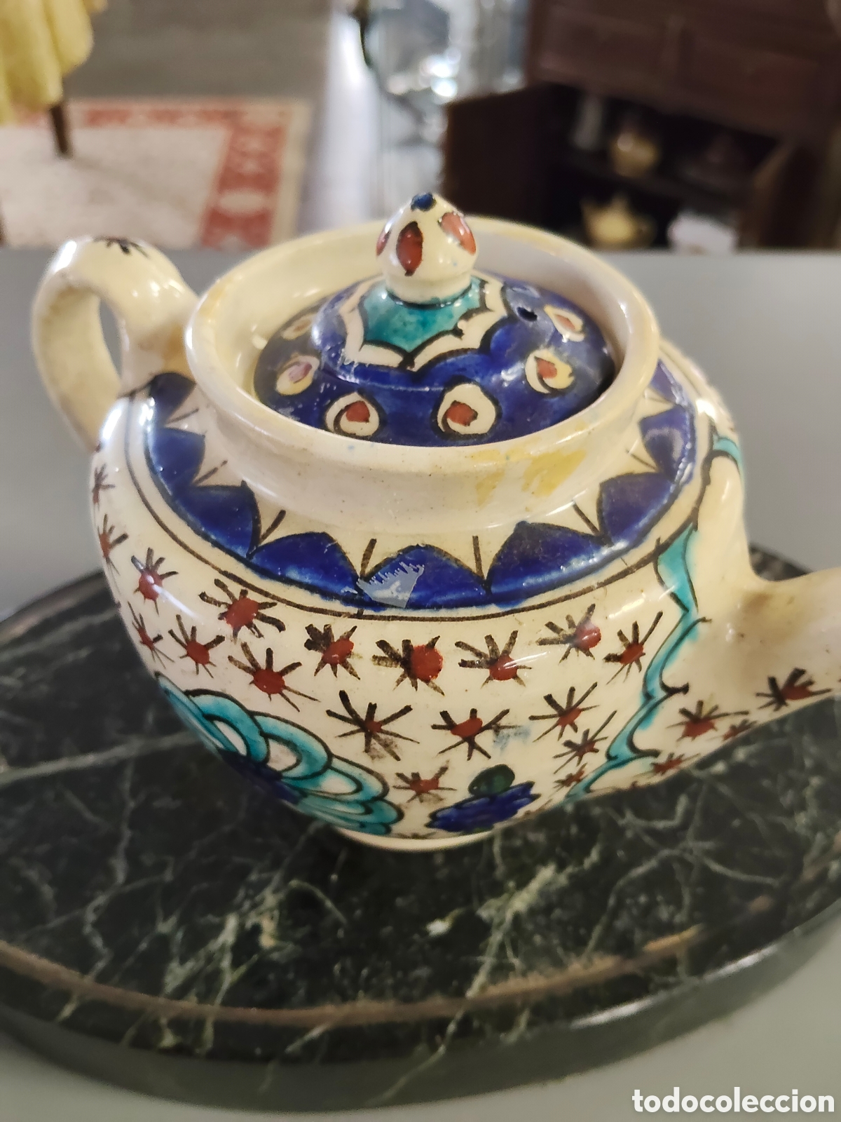 Antig&uuml;edades: Magn&iacute;fica tetera antigua - Foto 2