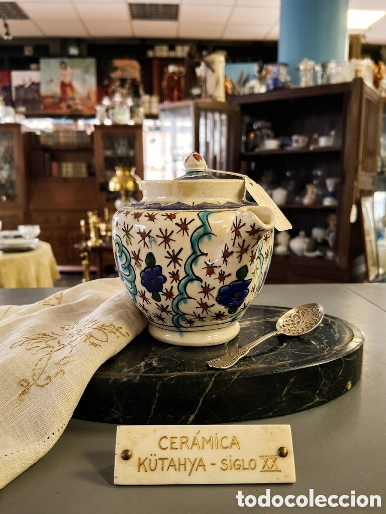 Antig&uuml;edades: Magn&iacute;fica tetera antigua - Foto 4