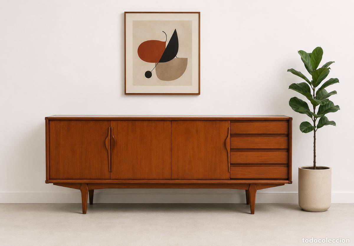 Antig&uuml;edades: APARADOR DE TECA VINTAGE MID CENTURY