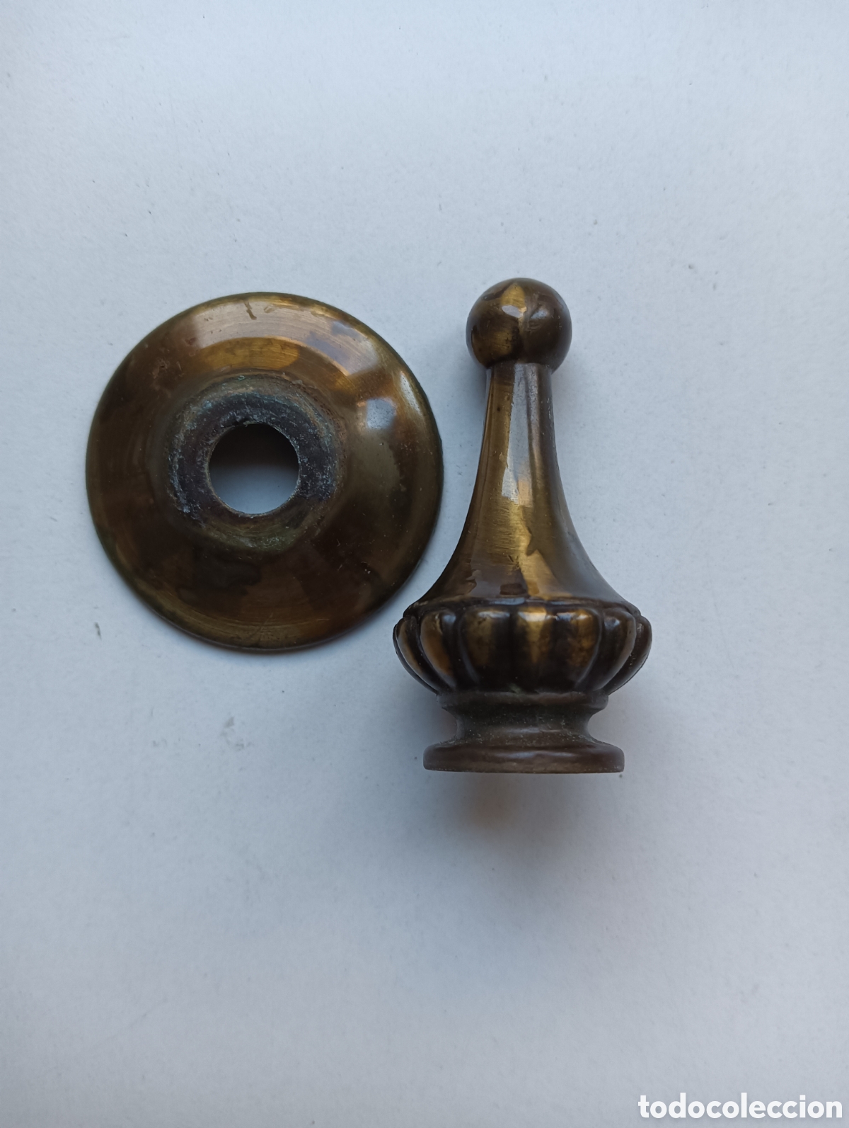 Antig&uuml;edades: Remate l&aacute;mpara bronce