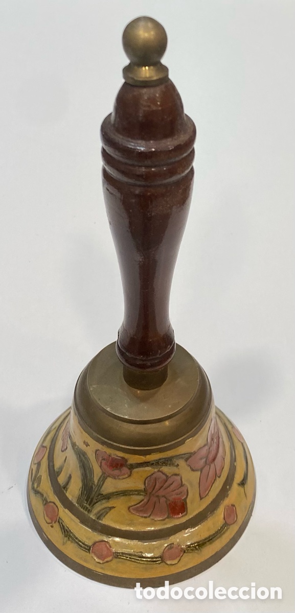 Antig&uuml;edades: Lote campanas bronce y ceramica - Foto 6