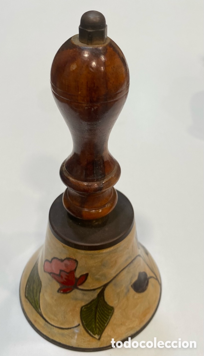 Antig&uuml;edades: Lote campanas bronce y ceramica - Foto 9