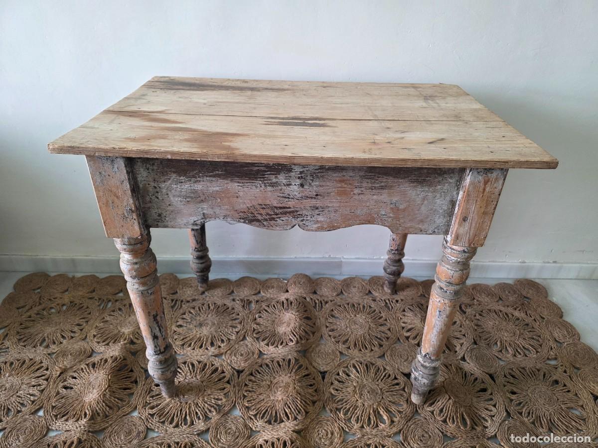 Antig&uuml;edades: Mesa antigua de madera - Foto 2