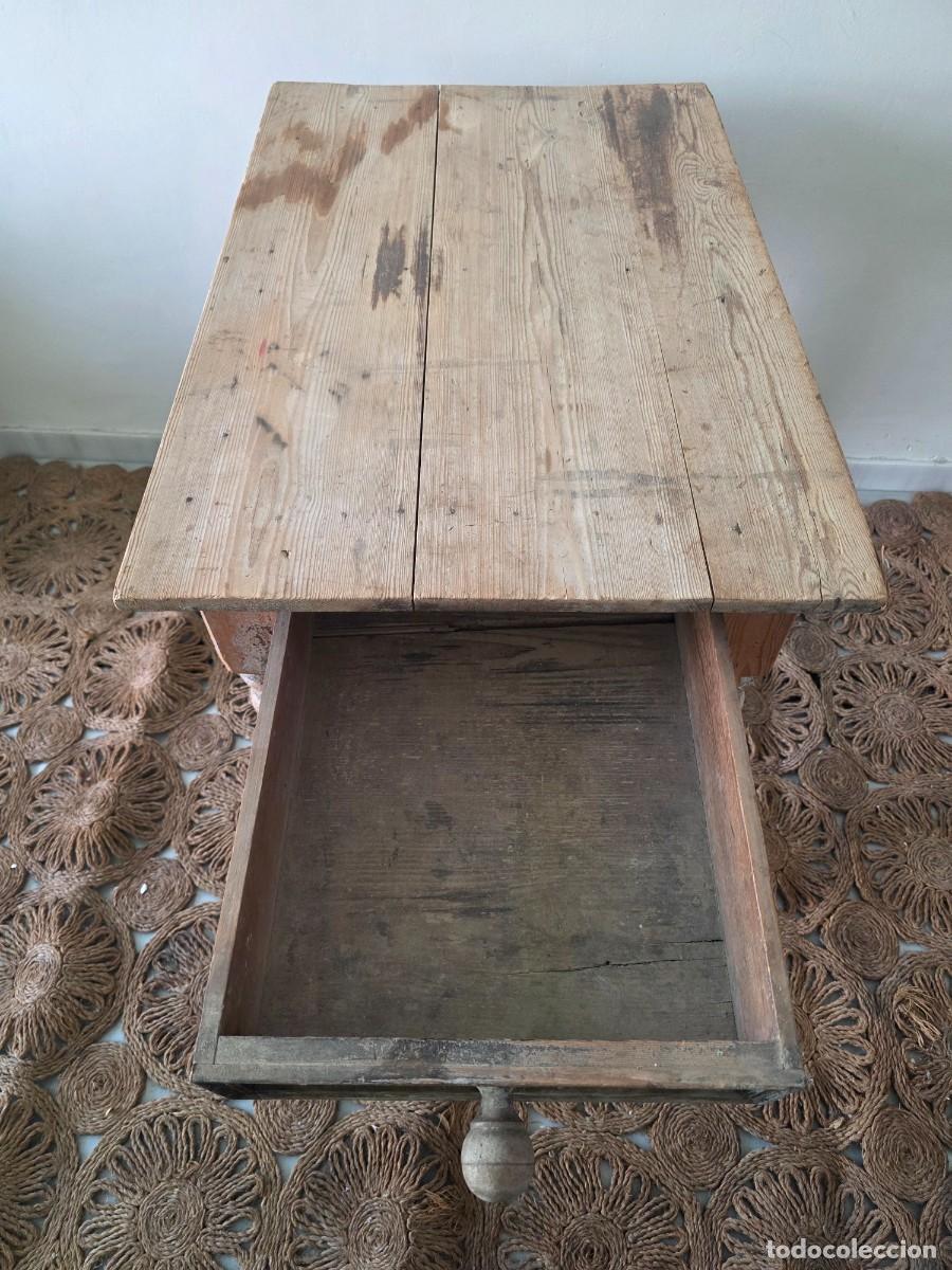 Antig&uuml;edades: Mesa antigua de madera - Foto 6