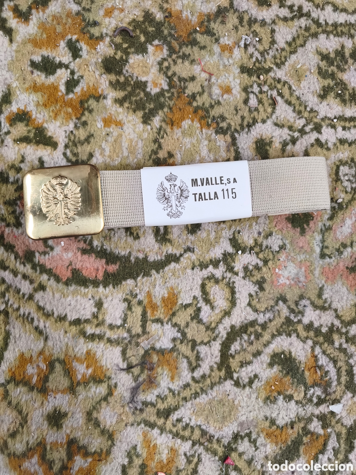 Antig&uuml;edades: Lote 2 Cinturones Oficiales Ej&eacute;rcito de Tierra Espa&ntilde;ol - M.Valle militar militaria