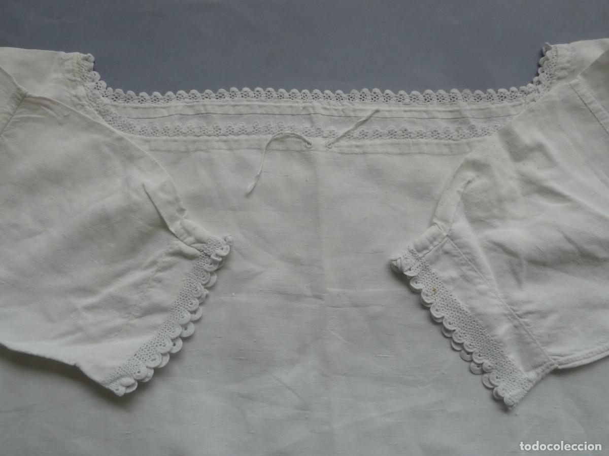 Antig&uuml;edades: ANTIGUO CAMIS&Oacute;N DE LINO S.XIX - Foto 2
