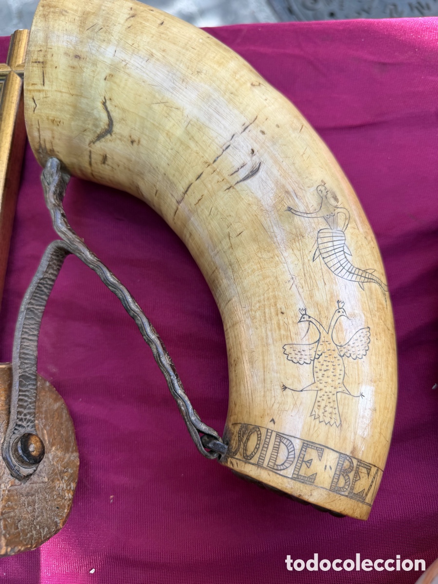 Antig&uuml;edades: Arte pastoril cuerno asta &aacute;guila