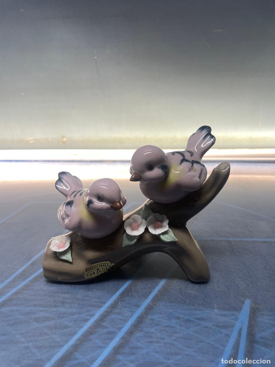 Antig&uuml;edades: Gorriones porcelana Casades 19 CM