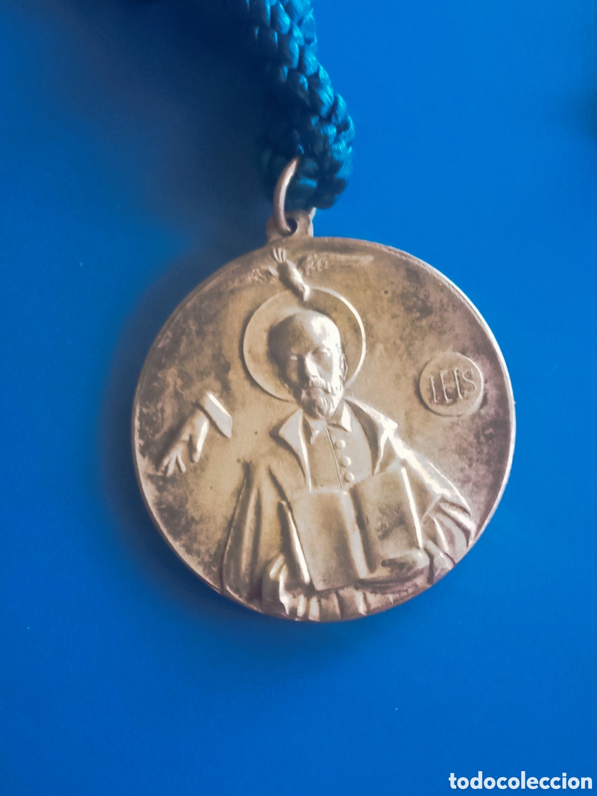 Antig&uuml;edades: Antiguo Medallon a Doble cara,Congregaci&oacute;n de la Asunci&oacute;n y San Ignacio de Loyola, 46 mm de di&aacute;metro